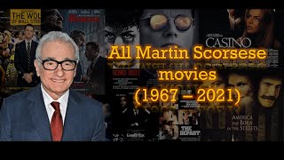 All Martin Scorsese movies 19672021 [upl. by Dannon]