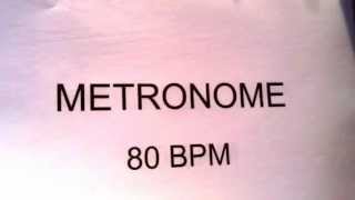 METRONOME 80 BPM [upl. by Favian]