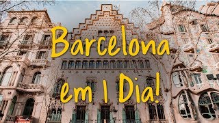 O QUE FAZER EM BARCELONA EM 1 DIA [upl. by Safko]