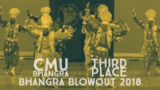 CMU Bhangra  Third Place  Bhangra Blowout 2018 [upl. by Yttig361]