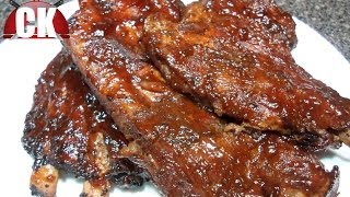 How to make Slow Cooker BBQ Ribs  Chef Kendras Easy Cooking [upl. by Rashida447]