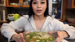 easy Vietnamese beef pho recipe🍜 in 2 hours [upl. by Elleinwad]