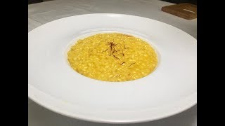 Risotto allo Zafferano  Chef Stefano Barbato [upl. by Cirenoj]