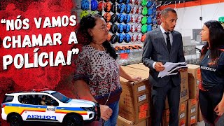 AME4ÇARAM CHAMAR A POLÍCIA PARA JORNALISTA [upl. by Liuqa215]