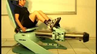 04 Isokinetic measurement unilateral on ConTrex LP leg pressmov [upl. by Muncey]