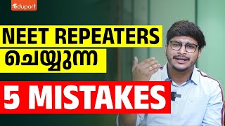 NEET Repeaters  5 Mistakes You Should Avoid As A NEET Repeater   Eduport NEET [upl. by Imojean]