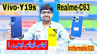 Vivo Y19s vs Realme C63 UNBOXING DETAILS amp FEATURES COMPARED  brothermobile3020 [upl. by Aivilo]