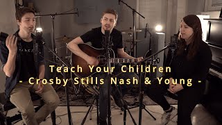 Teach Your Children Crosby Stills Nash amp Young Acoustic Cover feat The Strangers [upl. by Pearce36]