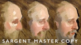 Portrait Painting in Lockdown  John Singer Sargent Master Copy [upl. by Nama464]