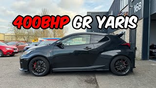 400BHP Toyota GR Yaris dyno power runs [upl. by Farron]