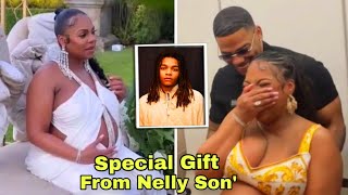 Nelly Son Cornell Haynes Surprise His Step Mom Ashanti With Special Beautiful Baby Gift Baby Shower [upl. by Stinky]