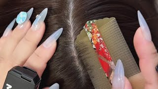 ASMR Dandruff Comb amp Brush Sounds Ultimate Head Relaxation [upl. by Norted145]