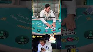 The Most Insane Split Ever blackjack highlights [upl. by Simmonds]