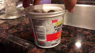 How to use plumber’s putty to seal kitchen sink drain assembly [upl. by Hawger190]