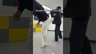 Double Backkick Tutorial🔥 tkd taekwondo kicks backkick 태권도 shorts [upl. by Melantha]