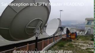 Data Center 1 Sat Reception and IPTV Master HEADEND [upl. by Rustice86]