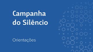 Higiene do Sono e Campanha do Silêncio  Orientações Gerais [upl. by Gerhardt34]