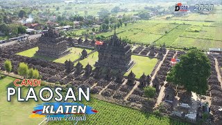 Candi Plaosan Klaten Jawa Tengah Video Drone 4K [upl. by Sokin]