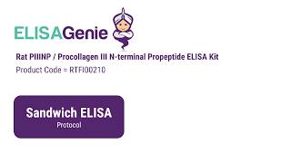 Rat PIIINP  Procollagen III Nterminal Propeptide ELISA Kit SKU RTFI00210  ELISA Genie [upl. by Aleekat634]