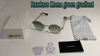 OCCHIALI da sole HAWKERS MOMA green gradient ITA unboxing [upl. by Maclean]