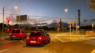 Palma Son Hugo Way Roundabout North Railway Crossing Mallorca Saturday 04112023 [upl. by Kraska57]