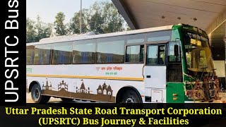 UPSRTC AC Buses Journey Experience  Uttar Pradesh State Road Transport AC Buses Facilities [upl. by Mauralia]