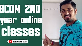 bcom 2nd year online classes [upl. by Monika]