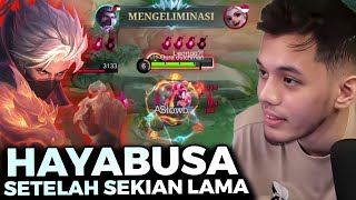 Setelah SeABAD Gak Pernah Pake Hayabusa Pantes jadi langganan Banned  Mobile Legends [upl. by Hedvige341]