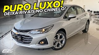 CHEVROLET CRUZE PREMIER SEDAN 14 TURBO 2021 COM INTERIOR MARROM DETALHES DA VERSÃO TOP Fastcarview [upl. by Christen777]