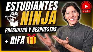 🔴 ¡Preguntas y Respuestas de Técnicas de Estudio  Oferta y Rifa de Estudiantes Ninja [upl. by Llenrap]