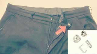 How to replace no sew hook invisible metal hook on pants trousers [upl. by Juakn]