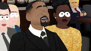 Will Smith SLAPS Chris Rock at Oscars 2022  South Park Animated [upl. by Ferdinande]