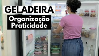 ORGANIZAÃ‡ÃƒO DA GELADEIRA como higienizar e armazenar os alimentos para ter mais praticidade [upl. by Fay]