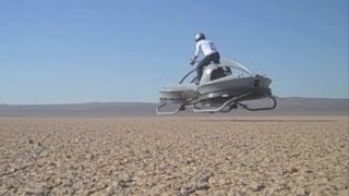 Future Star Wars Bike Tested in Mojave  Tandem Duct Aerial  Aerofex HD Video [upl. by Muslim]