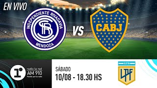 INDEPENDIENTE RIVADAVIA VS BOCA  LIGA PROFESIONAL  EN VIVO RADIO LA RED [upl. by Airym]