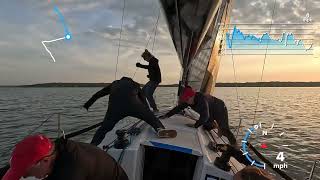 Obsidian J111 on May 8 2024  Wednesday night racing at BYC start of 2nd May 12 2024 [upl. by Shara]