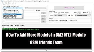 CM2 MT2 MOdule  HOw To Add More Models In CM2 MT2 MOdule New Update  GSM Friends Team [upl. by Pat]