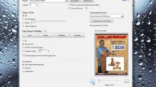 How to print pdf files from the Scrollsaw Workshop [upl. by Thaine]