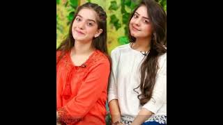 Arisha Razi and Sara Razi Beautiful pictures subscribe my channel [upl. by Annahgiel]