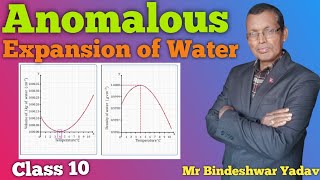 Anomalous Expansion of water  Class 10 Chapter 9  Mr Bindeshwar Yadav [upl. by Ettegdirb966]