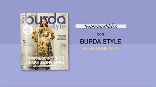 Burda Style Noviembre 2024  Imprescindibles para el invierno [upl. by Sophey]