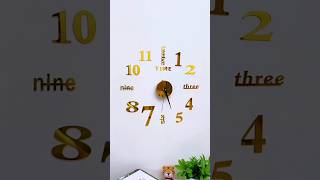 💥💥Very Useful 3d Wall Clock shorts TechzWar [upl. by Anelleh268]