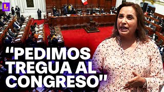 Presentan moción de vacancia contra Dina Boluarte Esto dijo la presidenta minutos antes [upl. by Tenrag]