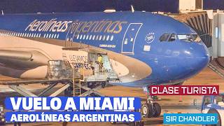 EL VUELO A MIAMI DE AEROLÍNEAS ARGENTINAS [upl. by Myrtia]