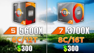 Ryzen 5 5600X vs Ryzen 7 3700X  Test in 10 Games [upl. by Veradis]