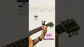 ROSÉ amp Bruno Mars  APT  Guitar tab  Solo Mẫn Lee guitartab guitarcover guitartab fingerstyle [upl. by Anifesoj]