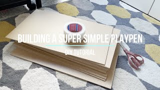 Building a Super Simple Hamster Playpen  DIY Tutorial [upl. by Ahseryt406]