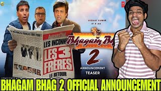 Bhagam bhag 2 Official announcement Reaction By Filmy sid sidcinema [upl. by Atterys]