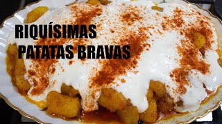 PATATAS BRAVAS RIQUÍSIMAS [upl. by Nylhtak]