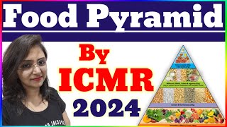 The New Updated Food Pyramid amp Guidelines 2024 by ICMR NIN  Food amp Nutrition by Divya Mishra [upl. by Inasah]